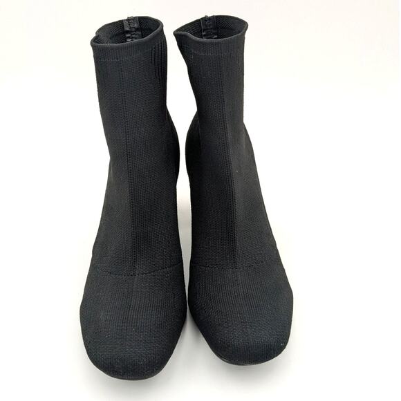 Mia Pamina Women’s Fashion Knit Heeled Pull-on Bootie Black size US7 - Picture 3 of 9